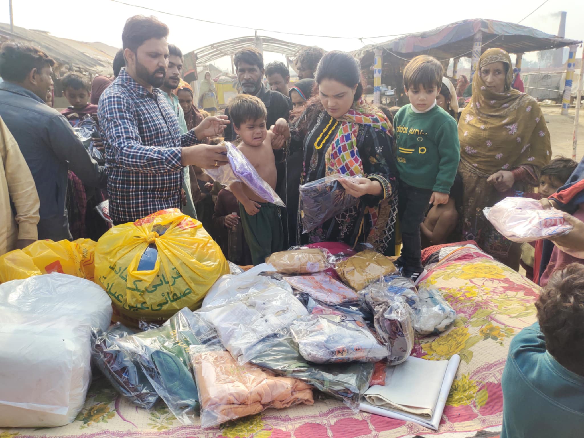 Clothing distribution